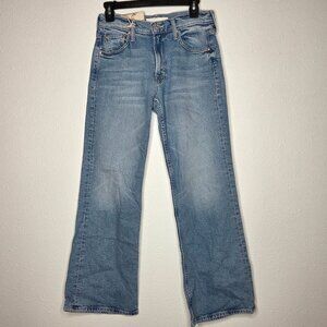 NWOT Mother the Bookie Flood Jeans in Sow Surreal
